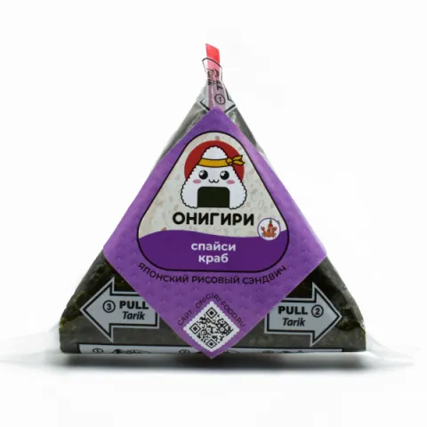 Сэндвич Онигири японский со спайси крабом 105г