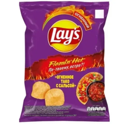 Чипсы Лейз Тако с Сальсой 105г