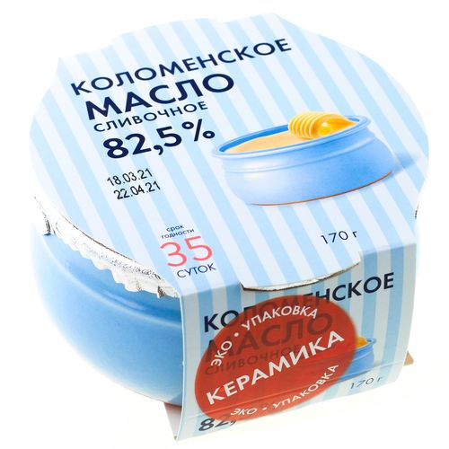БЗМЖ Масло слив. Коломенское 82,5% 170г.