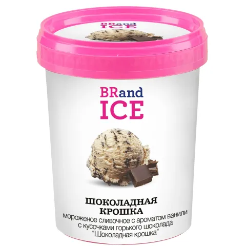 БЗМЖ Мороженое BRand Ice Шоколадная крошка 300г