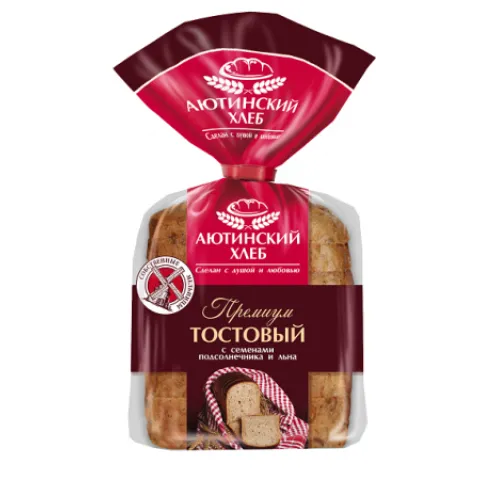 Хлеб тостовый пшенично-ржаной Премиум с семенами подсолн и льна нарез в упак 033 кг