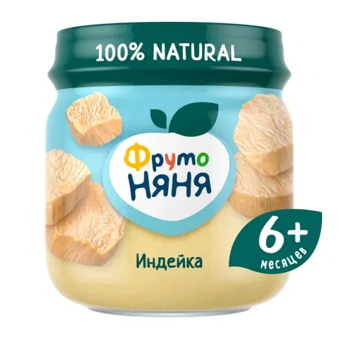 Пюре Фрутоняня индейка 80г