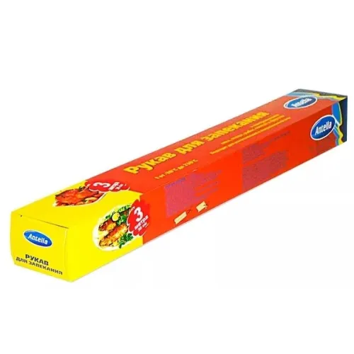 Рукав для запекания Aнтелла ЭKO 3м*30см с лентой в коробке