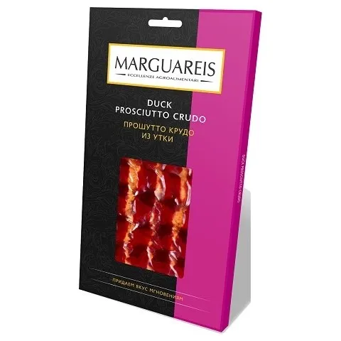 Прошуто Крудо из утиной грудки 30г, нарезка