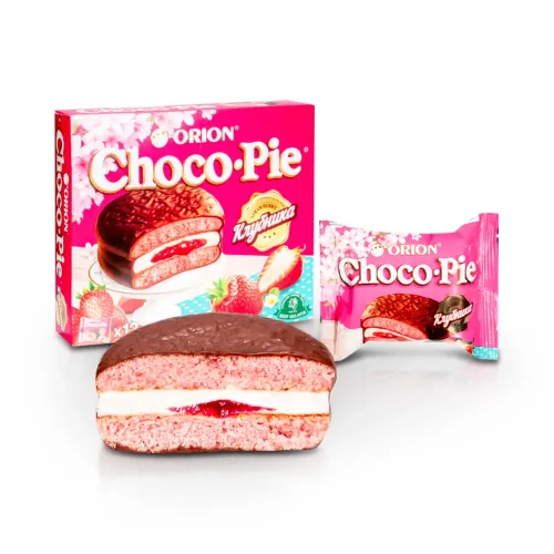 Печенье Orion Сhосо Pie Клубника (30 г х 12 шт)