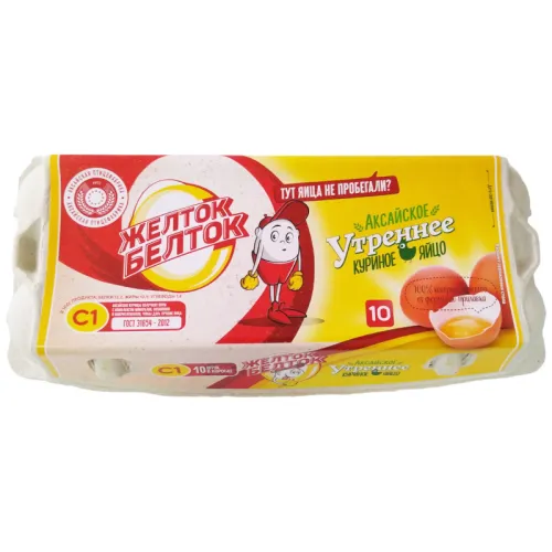 Яйцо куриное С1 10шт Аксайская ПФ