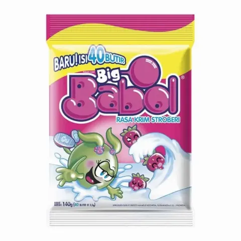 Жевательная резинка Big Babol клубника 132г