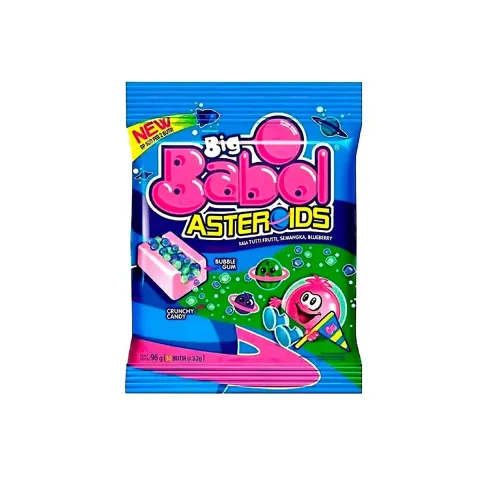 Жевательная резинка Big Babol Астероидс с хруст. конфетами 128г