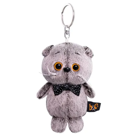 Кот Басик брелок с бантиком АВВ-005