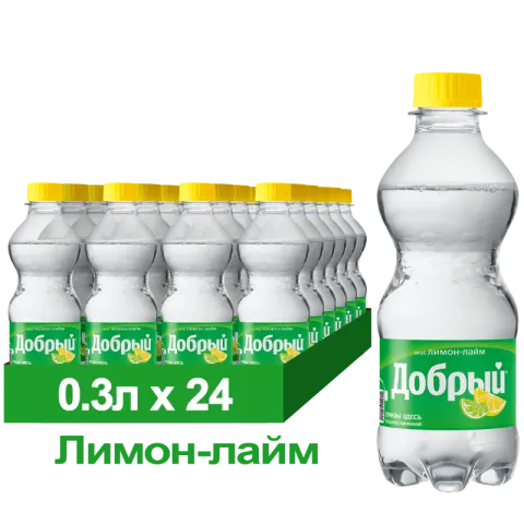 Напиток Добрый Лимон-Лайм газ 0,3л ПЭТ