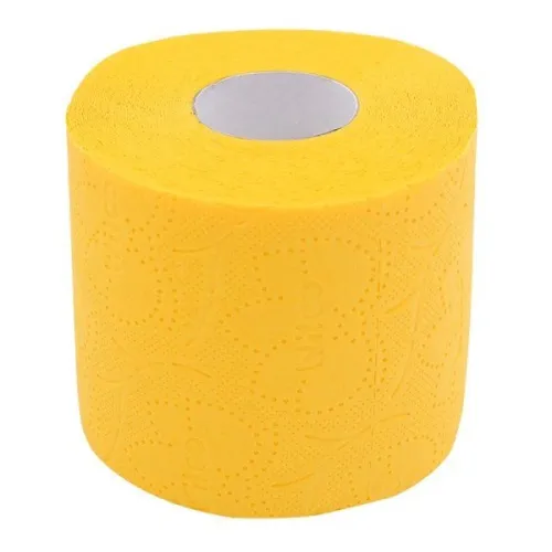 Туалетная бумага Wiloo желтая 3сл 4рул