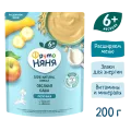 Каша ФрутоНяня молочная овсяная с яблоками и бананами для детей с 6 месяцев 200г уменьш.
