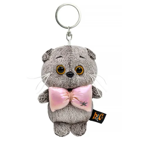 Игрушка мягкая Басик с объёмным бантом ABB-086