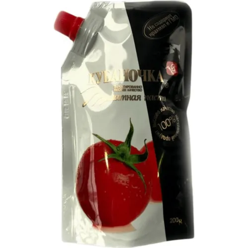 Томат паста Кубаночка 200г Дой-пак