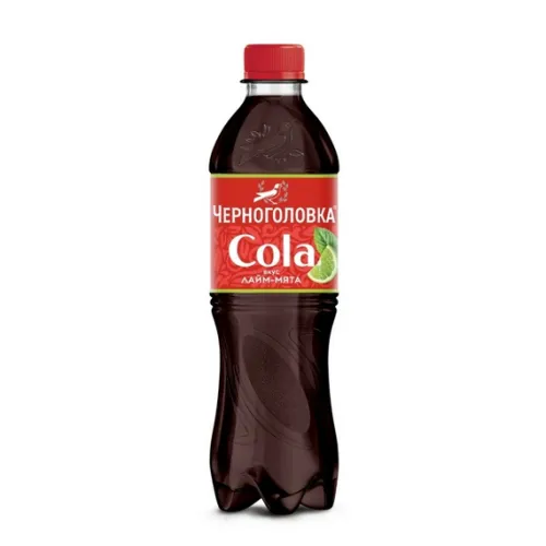 Напиток сильногаз б/а Черноголовка Кола Лайм-мята 0,5л ПЭТ