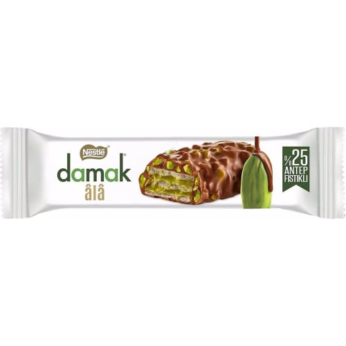 Nestle Damak Шоколадные вафли с фисташками, 30 г