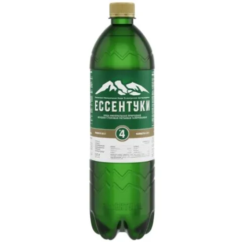 Вода мин прир лечебно-столовая Ессентуки №4 1л ПЭТ