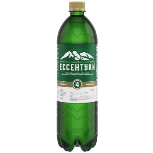 Вода минеральная природная лечебно-столовая Ессентуки №4 1л ПЭТ