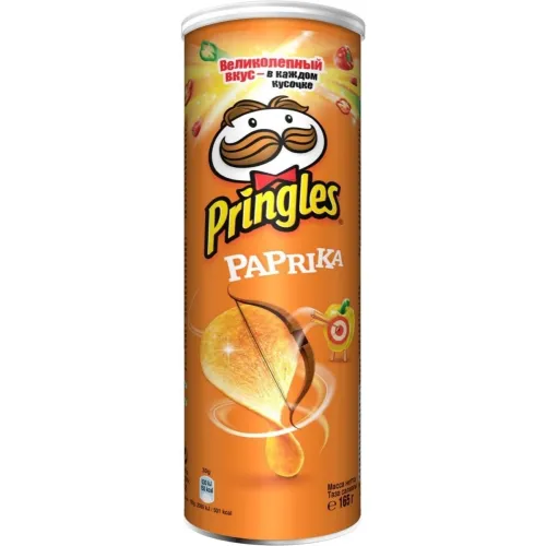 Чипсы Принглс паприка 165г