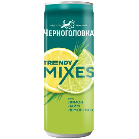 Напиток сильногаз б/а Черноголовка Лимон/Лайм/Лемонграсс 0,33л ж/б