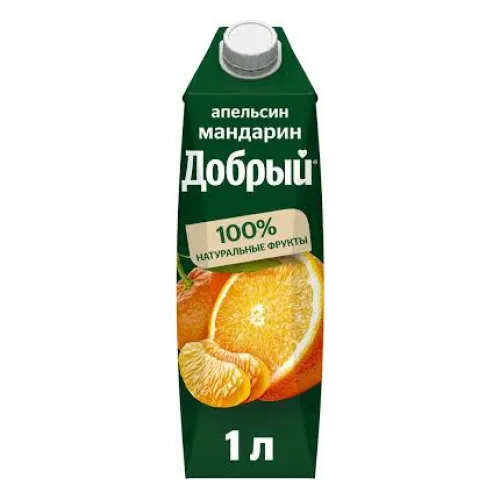 Напиток сокосодержащий Добрый Апельсин-Мандарин 1л ТП