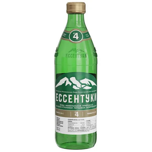 СТАРЫЙ ИСТОЧНИК Минеральная вода Есентуки 4, 0,45л стекло