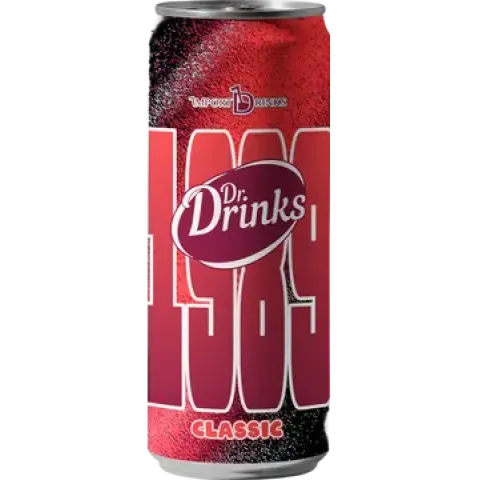 Напиток Др.Дринкс Классик б/с газ 0,33л ж/б