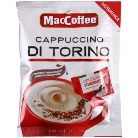 Напиток кофейный растворимый Каппучино ди Торино MacCoffee м/уп 25,5г