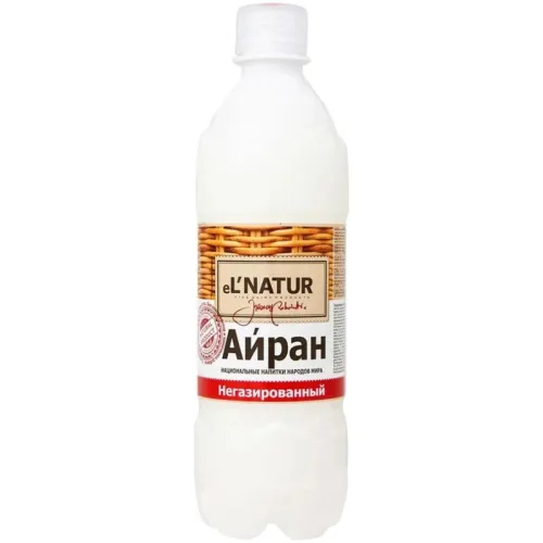 Кисломолочный напиток Айран Elnatur 0,5 л н/г пэт