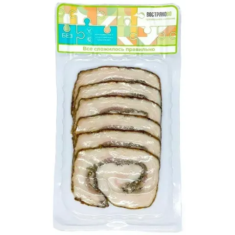 Сало Востряково запеченное с можжевельником кат. Д 100г