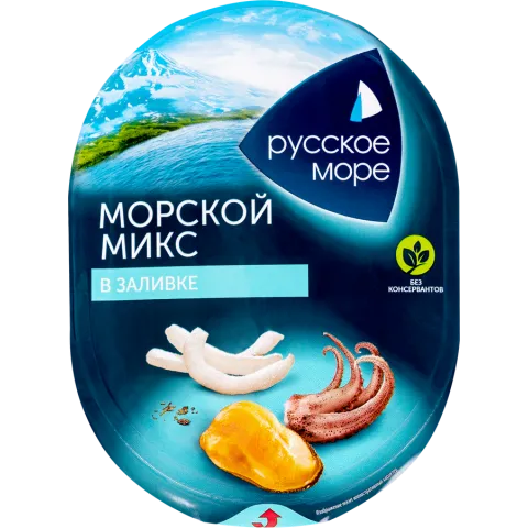 Коктейль из морепродуктов в заливке Русское море Классик 180г