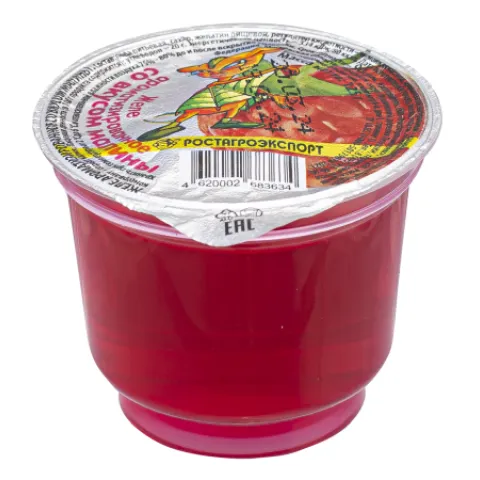 БЗМЖ Желе РОСТАГРОЭКСПОРТ малина 125г стакан