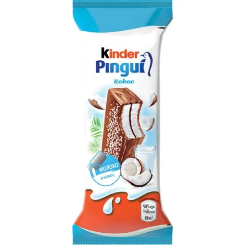 БЗМЖ Бисквит Киндер Пингви кокос 30г