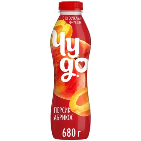 БЗМЖ Йогурт пит Чудо Персик-Абрикос 1,9% 680г бут