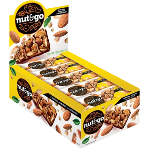 Миндальный батончик Nut N Go 34г ООО КДВ Воронеж Россия NutGo