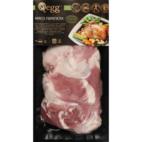 Мясо перепела Кью Эгг д/жаркого б/к охл. 350г