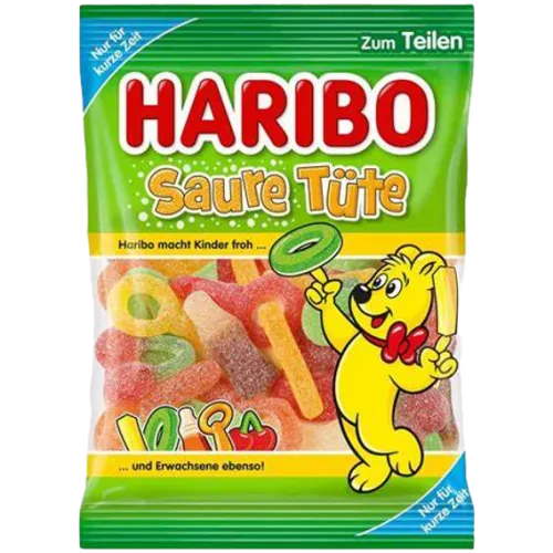 Мармелад жевательный Харибо Лимитед кислый вкус 175г