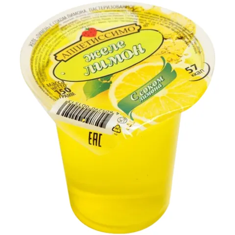 Желе Аппетиссимо лимон 150г