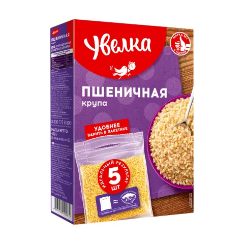 Крупа Увелка пшеничная 5*80 г
