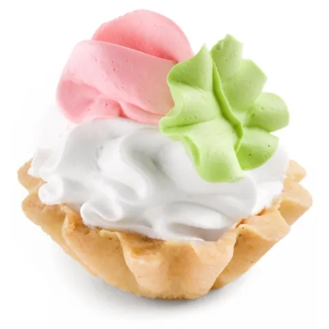 Пирожное Корзиночка белк крем 45г Зол Колос