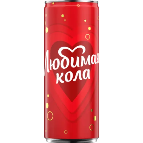 Напиток Любимая Кола 0,33 л жестяная банка