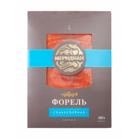 Форель Меридиан ломтики с/с 120г