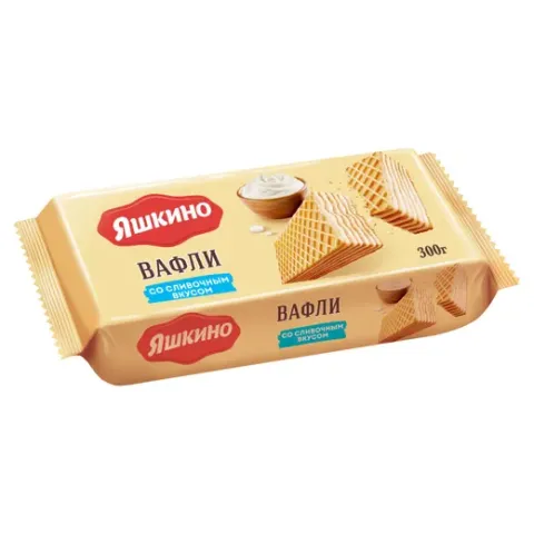 Вафли Яшкинские слив 300г