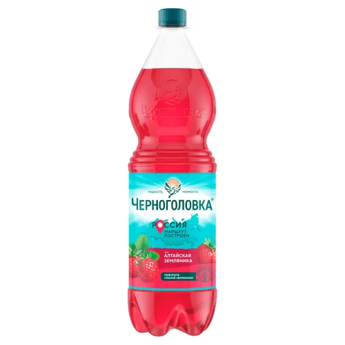 Напиток б/а сильногаз Черноголовка Земляника 1,5 л ПЭТ