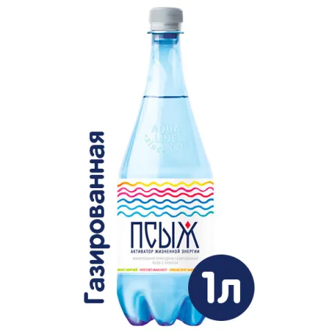 Вода Псыж минеральная лечебно-столовая газ. 1л