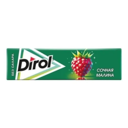 Жевательная резинка Dirol Яркая малина 13,6г
