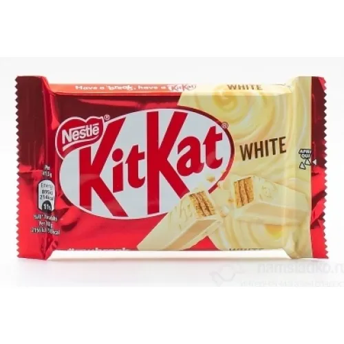 Шоколад белый KIT KAT с хрустящей вафлей 41,5г
