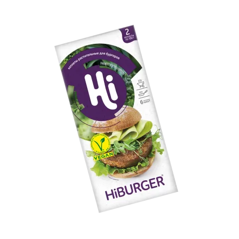 Котлеты растительные зам. для бургера ХАЙБУРГЕР 200г