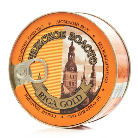 Икра трески жб ключ 240г Рижское золото
