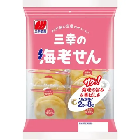 Печенье Санко Сэйка рисовое со вкусом жареной креветки 103,4г